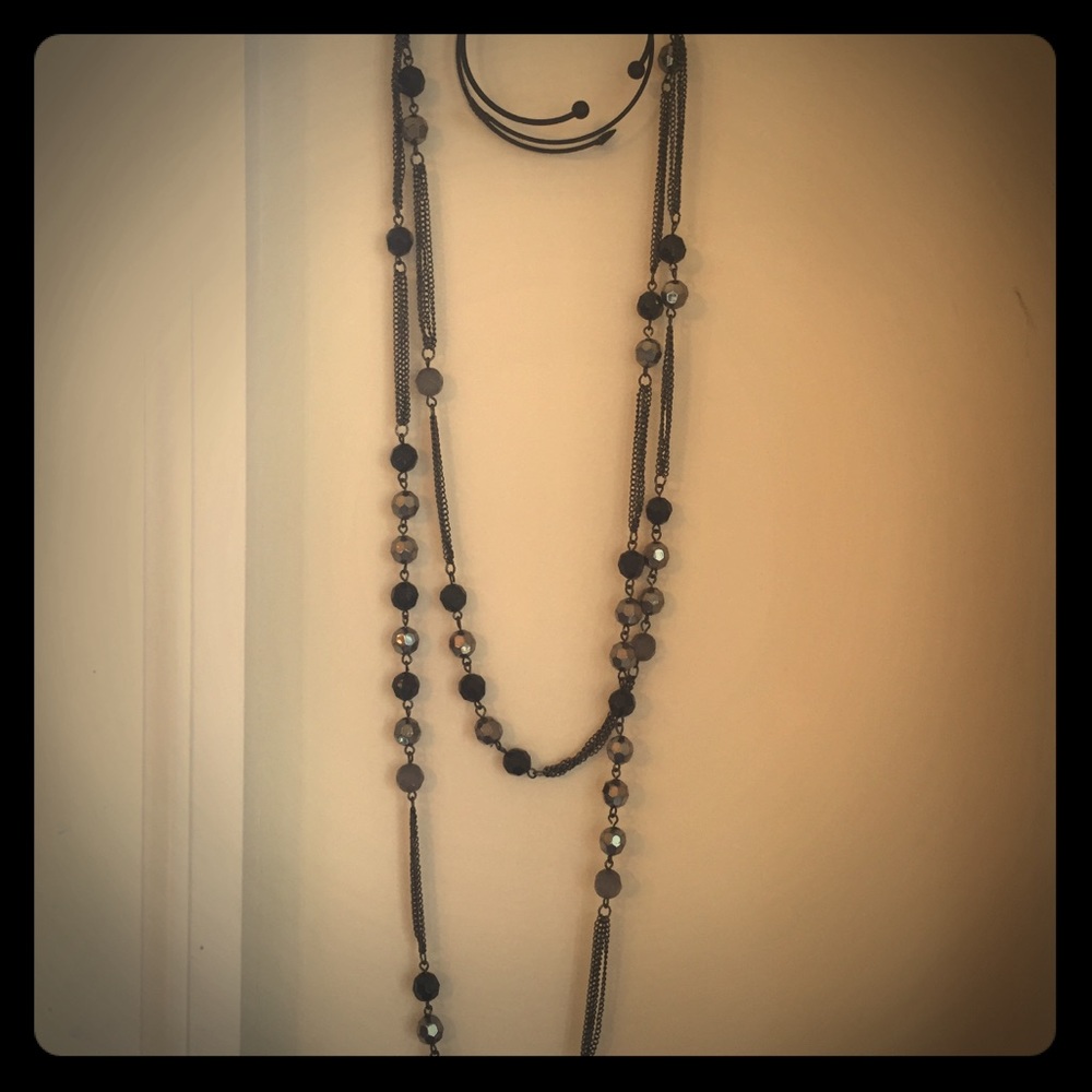 Express brand Double necklace and bracelets